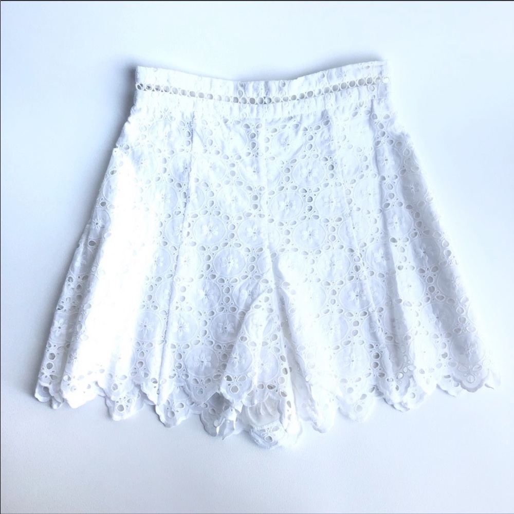 ZIMMERMANN Divinity Wheel Ivory Floral Shorts